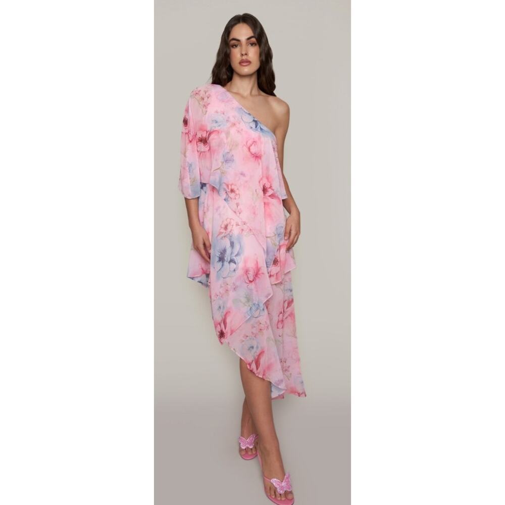 Guizio Ayla Midi Dress Cotton Candy Ambrosia Medium NWT PRICE DROP